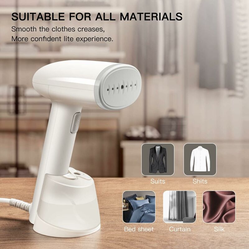 Portable Travel Vertical Steamer, 230Ml, 1200W Handy Steam Iron Fast Heat-Up, 18G/Min Steam, For Clothes, Curtains, - Image 3