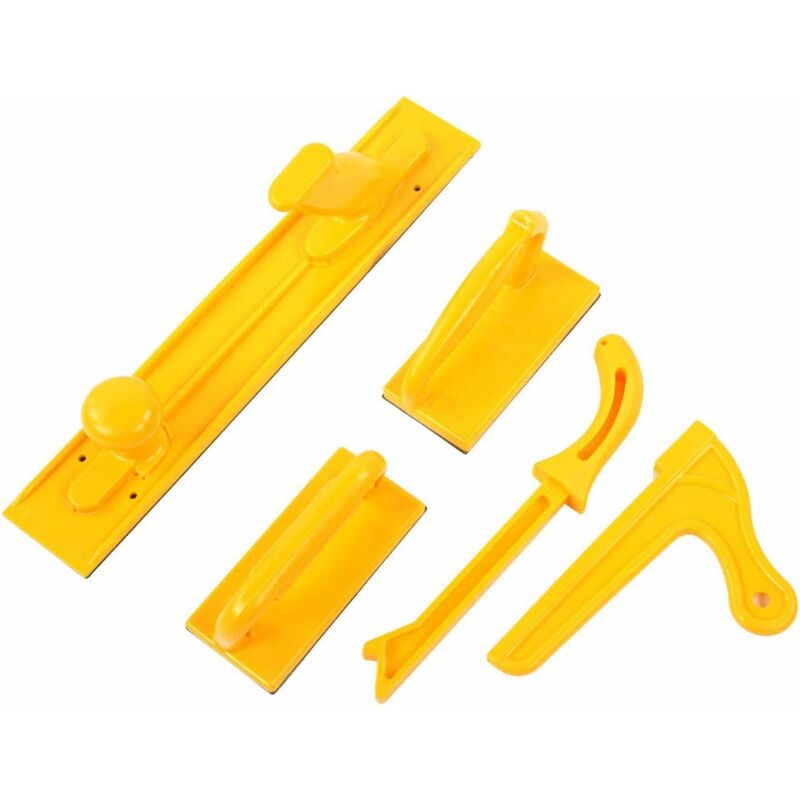 Safety Push Block Safety Push Stick 5 pcs Safety Push Block And Stick Pack Woodworking ROuter Table Tools - Image 2