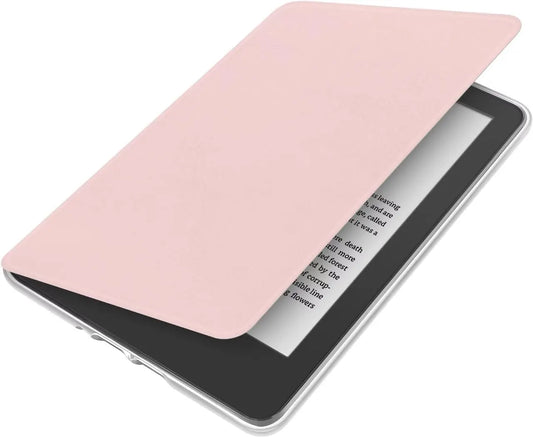 360° Rotating & Detachable Magnetic Case for 6.8" Kindle Paperwhite 11th Generation (2021)  – Auto Wake/Sleep, Hands-Free Stand, Clear Back Cover(pink) - Image 2