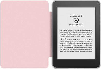 360° Rotating & Detachable Magnetic Case for 6.8" Kindle Paperwhite 11th Generation (2021)  – Auto Wake/Sleep, Hands-Free Stand, Clear Back Cover(pink) - Image 3