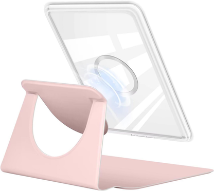 360° Rotating & Detachable Magnetic Case for 6.8" Kindle Paperwhite 11th Generation (2021)  – Auto Wake/Sleep, Hands-Free Stand, Clear Back Cover(pink) - Image 4