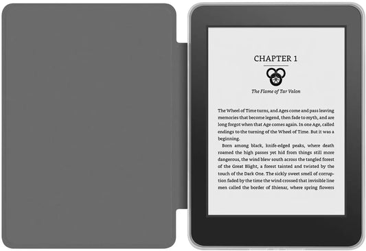 360° Rotating & Detachable Magnetic Case for 6.8" Kindle Paperwhite 11th Generation (2021)  – Auto Wake/Sleep, Hands-Free Stand, Clear Back Cover (black) - Image 3
