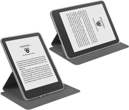 360° Rotating & Detachable Magnetic Case for 6.8" Kindle Paperwhite 11th Generation (2021)  – Auto Wake/Sleep, Hands-Free Stand, Clear Back Cover (black) - Image 5
