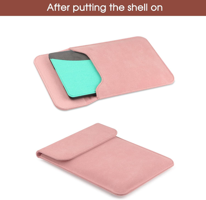 Universal Sleeve Case for 6"，6.8", Kindle Paperwhite/Colorsoft/Signature Edition 2024-2012 Sleeve Bag Pouch Cover for 6-6.8'' Kobo/Tolino/Pocketbook 6-inch ebook Reader,Pink - Image 5