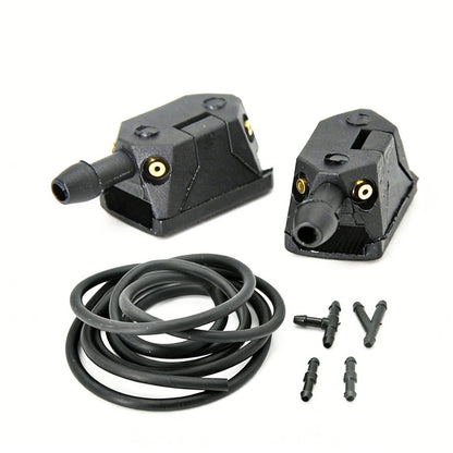 Adjustable 4-hole car wiper arm washer nozzle 8mm/9mm, compatible with Renault Espace 3 windshield washer retrofit.
