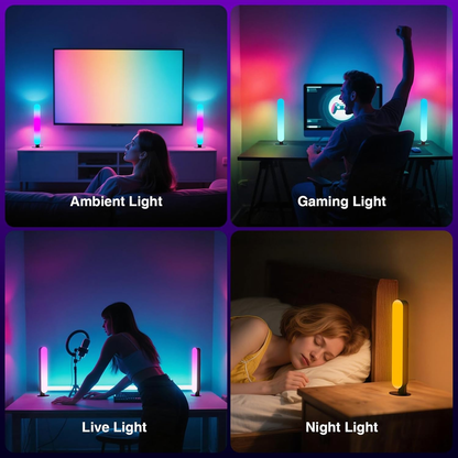 LED Light Bar, Music Sync RGB Light Bar, USB Ambient Lamp, Color Changing Gaming TV Backlight with Remote Control, 15 Dynamic Modes for Room - Image 4