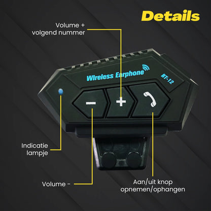 Bluetooth Headset Communication | Motorcycle Helmet | IP67 Waterproof | Motorcycle Accessory | Bluetooth 4.2 - Image 4