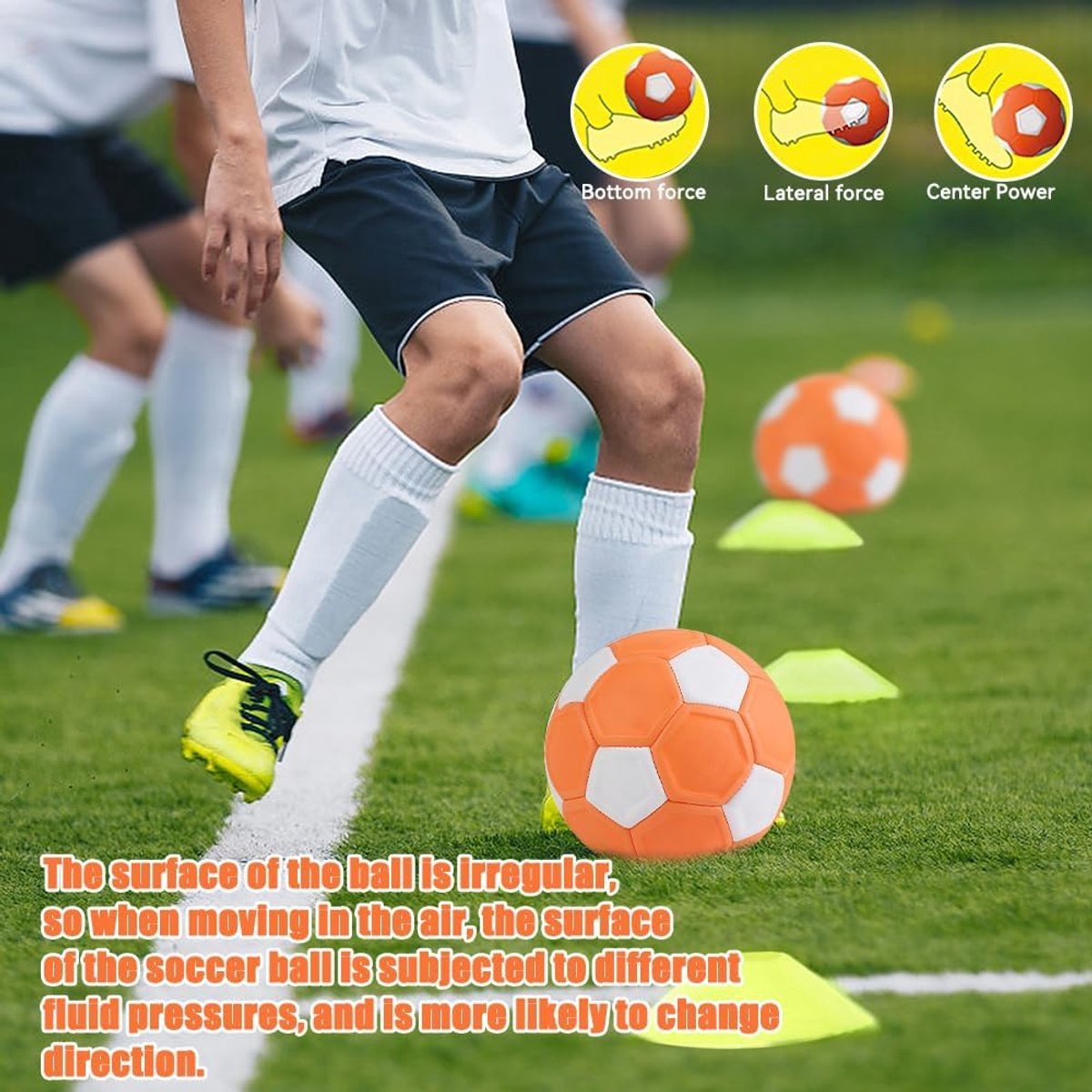 Curveball - Curve ball for outdoor games, 20 cm - fun - ideal gift for children - Soccer ball - Soccer training equipment - Kickerball - Soccer equipment - Balls - Curve ball - Image 6
