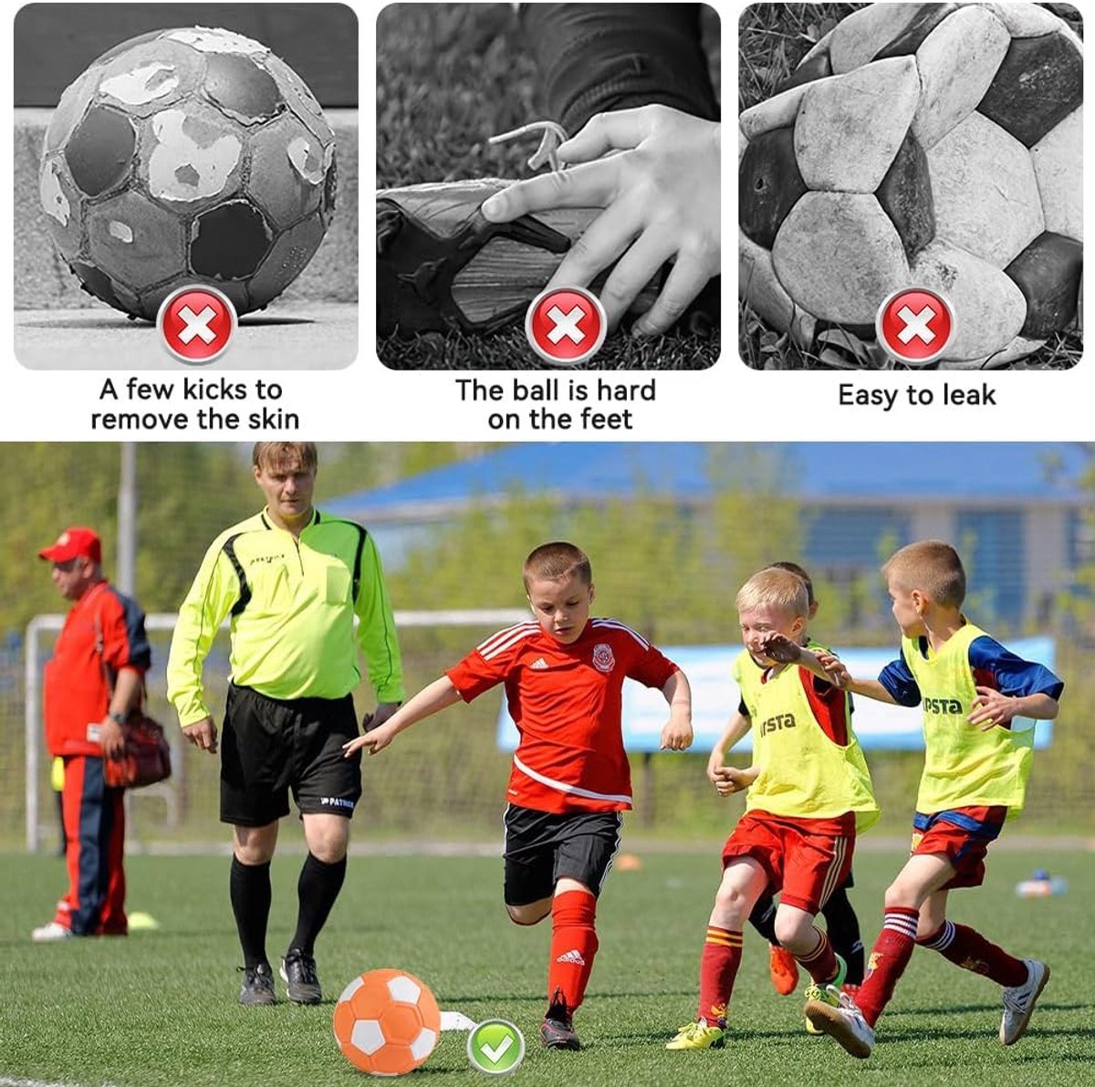 Curveball - Curve ball for outdoor games, 20 cm - fun - ideal gift for children - Soccer ball - Soccer training equipment - Kickerball - Soccer equipment - Balls - Curve ball - Image 7