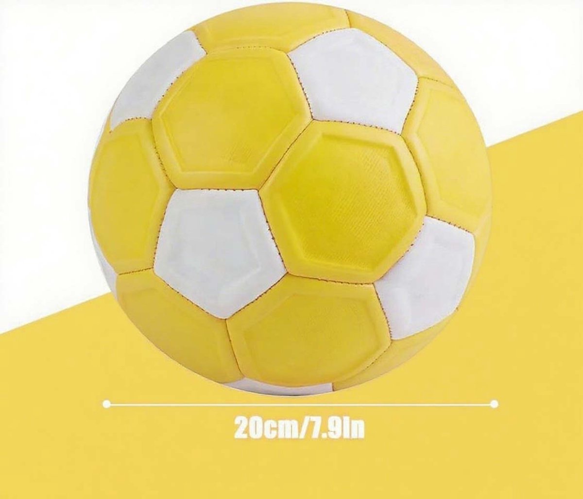 Curved ball for outdoor sports, 20 cm - fun - curved ball - perfect for children - yellow, new - new 2025 - Image 2