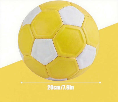 Curved ball for outdoor sports, 20 cm - fun - curved ball - perfect for children - yellow, new - new 2025 - Image 2