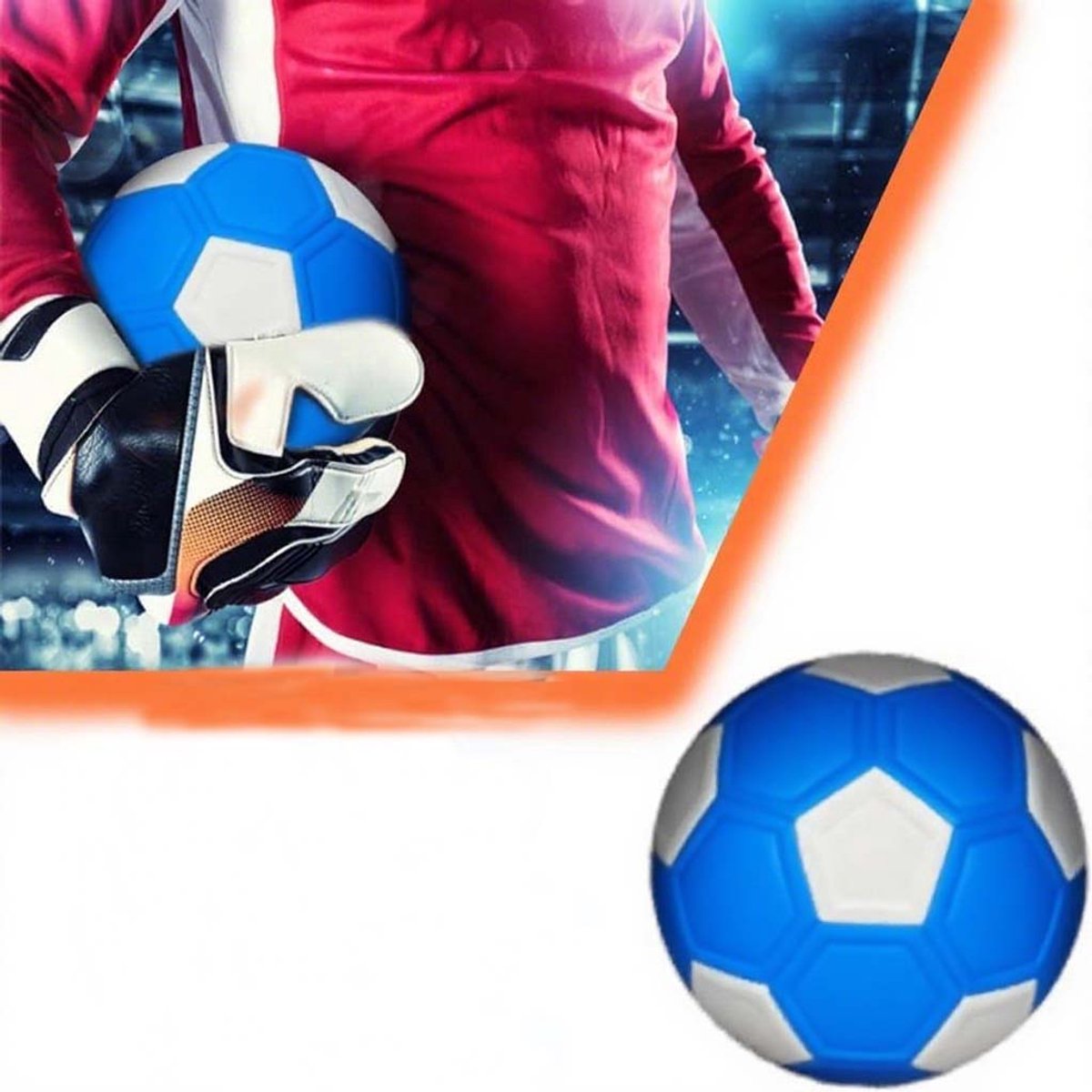 Curved ball for outdoor sports, 20 cm - fun - curved ball - perfect for children - blue - new 2025 - Image 3