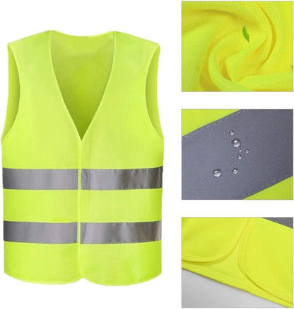 Doodadeals Safety Vests - Yellow - 2-Piece Set for Young Adults - Image 4