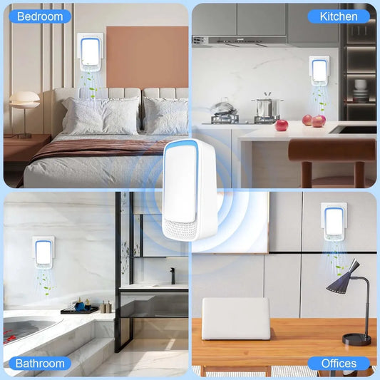 Air Purifier - Pack of 4 Plug-in Negative Ion Air Purifiers - Negative Ion Air Purifier - Home Air Purifier - Negative Ion Air Purifier - Deodorizer - Ionizer - Wit - Image 4