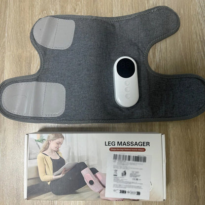 Leg massager - Calf massager - Leg massager for blood circulation -  Cordless massage - Air compression - Relieves leg pain - Adjustable intensity (pink) - Image 7