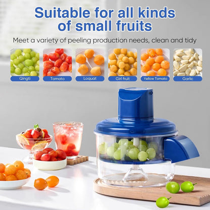 3-in-1 Electric Peeler for Grapes and Garlic - Automatic Peeler - USB Rechargeable Multifunctional Peeler for Small Fruits and Tomatoes - Easy to Use for Home and Commercial Kitchens - Image 4