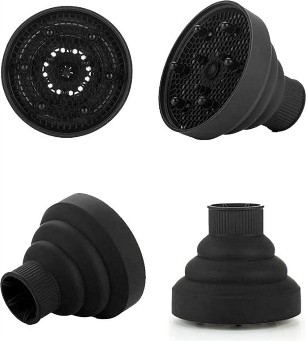 Universal Hair Dryer Diffuser Nozzle - Universal Silicone for Curls, Universal for Brushes - Image 3