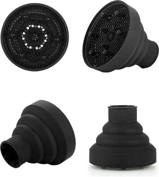 Universal Hair Dryer Diffuser Nozzle - Universal Silicone for Curls, Universal for Brushes - Image 3