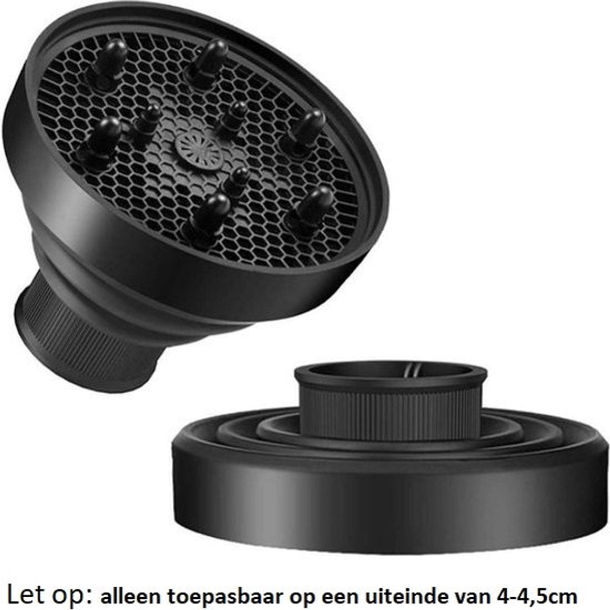 Universal Hair Dryer Diffuser Nozzle - Universal Silicone for Curls, Universal for Brushes - Image 9
