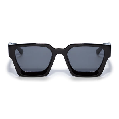 Lunettes de soleil carrées - Lunettes de soleil pour femmes - Lunettes Festival - Lunettes Rave - Lunettes - Monture épaisse - Black - Image 2