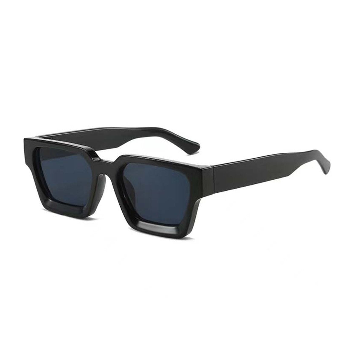 Lunettes de soleil carrées - Lunettes de soleil pour femmes - Lunettes Festival - Lunettes Rave - Lunettes - Monture épaisse - Black - Image 4