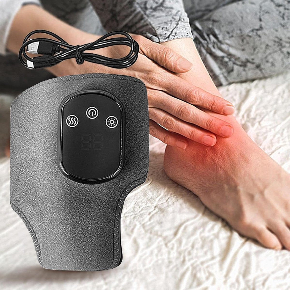 Foot massager - Blood circulation - Neuropathy - EMS electric foot massager - Ideal for recovery - Sports and everyday well-being - Perfect for runners - Fitness enthusiasts - Use after exercise - Image 2