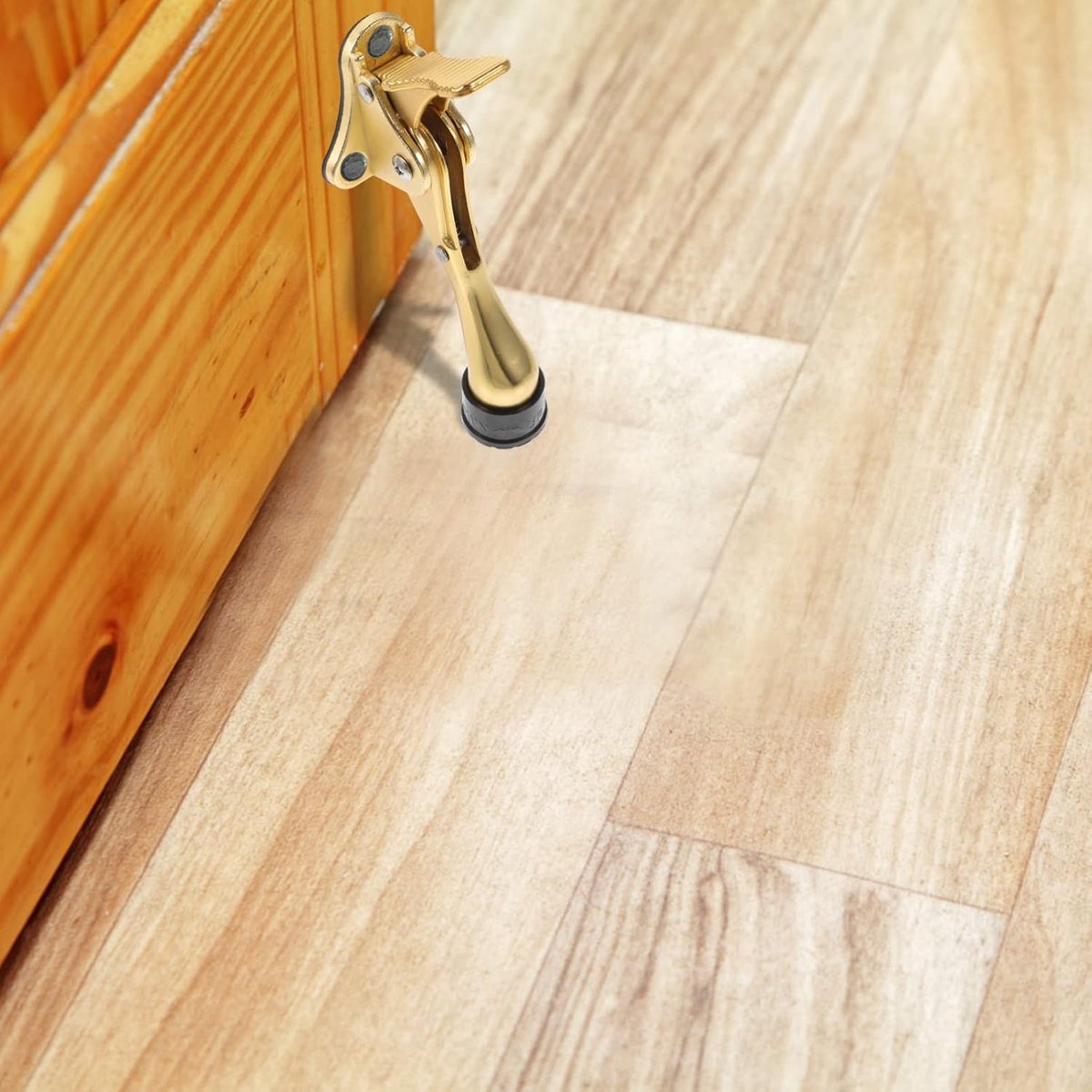 Door stop - interior door stop - exterior door stop - door stop - safety door stop - swing and recessed door stop - wall protection - gold - Image 2