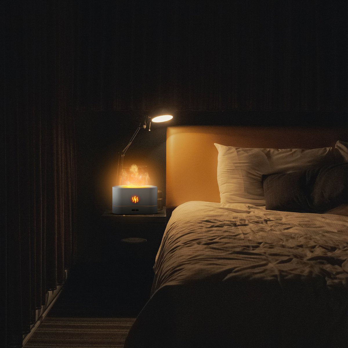 Boostiv Aroma Diffuser - Humidifier - Aromatherapy - Flame Effect - Aroma Diffuser - Image 9
