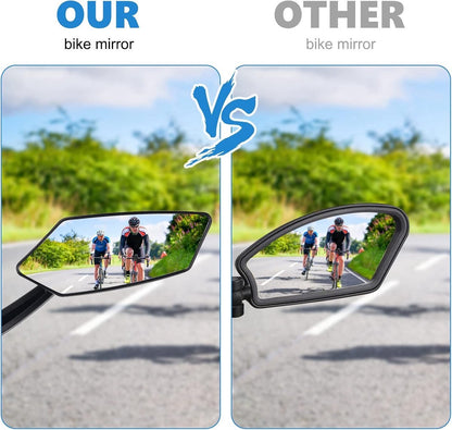 Electric bike rearview mirror, ideal for Father's Day, 360° rotating, compatible with almost all bikes, Allen key included. - Image 2