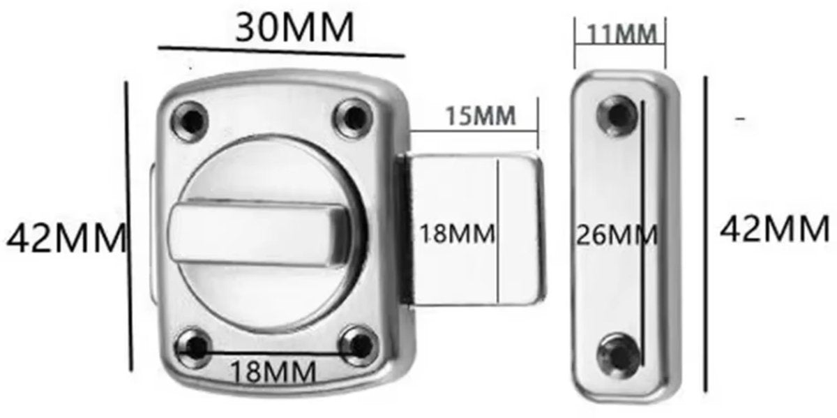 Premium door lock - door lock - security lock - burglar protection - Image 2