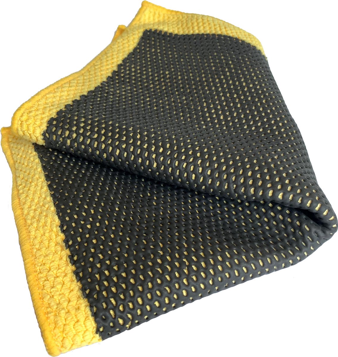 EPC® Clay Cloth Car - 3D Clay Towel - Clay Towel - Clay Mitt - Clay Bar - Microfiber Cleaning Cloth - Removes Resin, Tar, Flies, Bird Droppings - Yellow/Zwart - Image 5