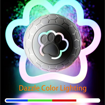 Interactive Dog Toy - Self-Rolling Dog Ball - Durable Automatic Dog Ball, Light Grey - 5.6 cm - Image 3