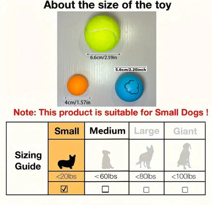 Interactive Dog Toy - Self-Rolling Dog Ball - Durable Automatic Dog Ball, Light Grey - 5.6 cm - Image 4