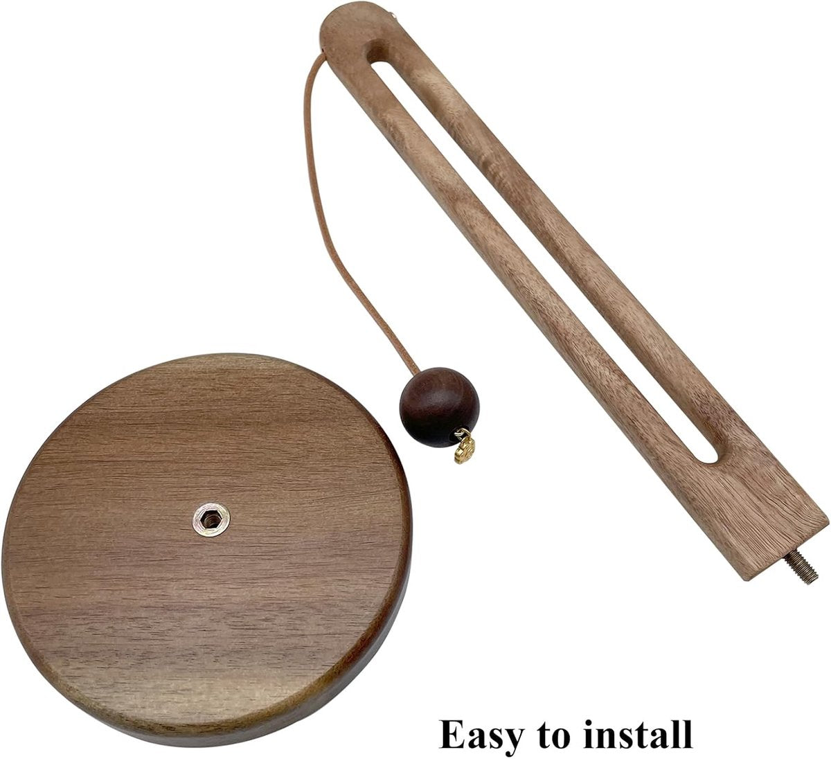Wooden paper towel roll holder, freestanding farmhouse-style kitchen organizer, compatible with most paper towel rolls - Image 4