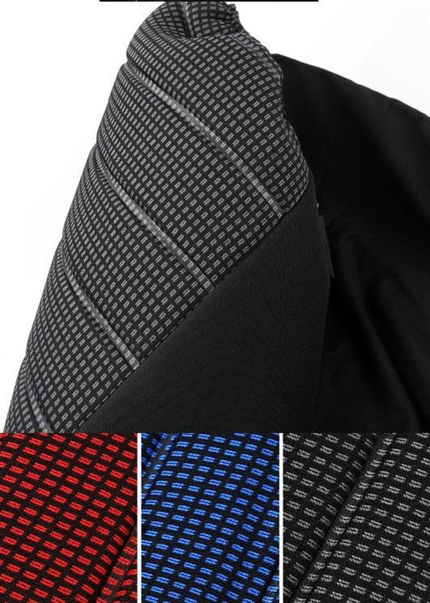 Car seat cover / Car seat cover / Car seat covers / Universal car seat covers - Driver/passenger seat cover (not for the back seat) - Universal - Fits most models - Stylish - Black/red - Image 2