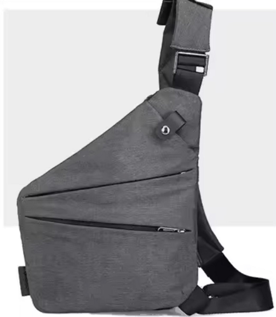 Anti-theft travel bag, small messenger bag, shoulder bag, lightweight backpack, casual chest bag with single strap for travel, sports, walking, cycling - Image 3