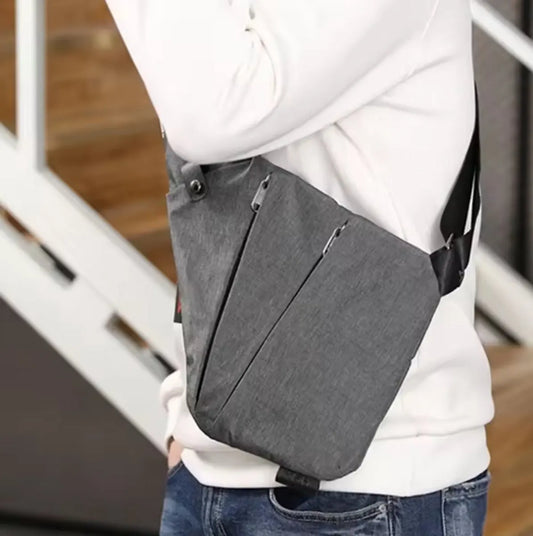 Anti-theft travel bag, small messenger bag, shoulder bag, lightweight backpack, casual chest bag with single strap for travel, sports, walking, cycling - Image 4