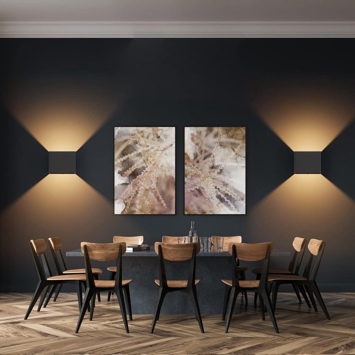 Rechargeable wall light with remote control - 5W - Three lighting colors - Adjustable intensity - Night light - Wireless - Battery operated - Suitable for indoor and outdoor use - Wit - Image 2