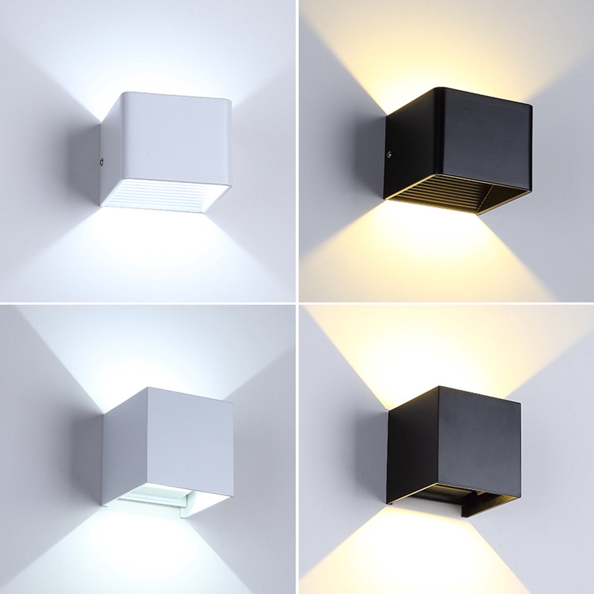 Rechargeable wall light with remote control - 5W - Three lighting colors - Adjustable intensity - Night light - Wireless - Battery operated - Suitable for indoor and outdoor use - Wit - Image 6