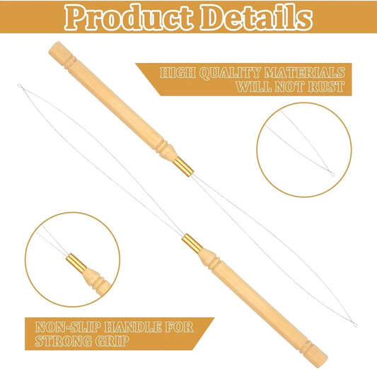 Microring Loop - Microring Needle 4 pieces - hair extensions - threading - beads - Image 5
