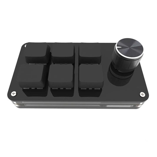 Mini 6-button keyboard, programmable keys, customizable shortcuts, mechanical USB keyboard - Image 4
