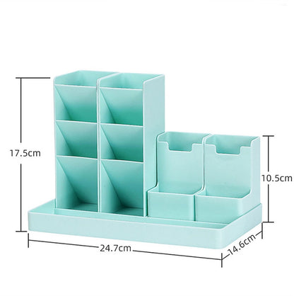 13-Compartment Pencil Holder - Desk Organizer - Pencil Holder - Office Accessories -White - Image 5