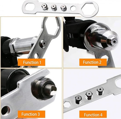 Pop rivet pliers - Cordless drill - Blind rivet pliers - for cordless drill - Pop rivet pliers set - Rivet pliers - Rivet fixing for drill - Image 5