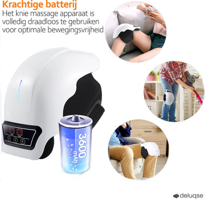 Deluqse Knee Massager - Infrared - Vibration Massage - Cordless - Thermal Massage - Pain Relief - Red Light Therapy - Image 7