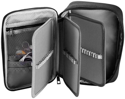 Pencil case - Black - Groot - 23 x 7 x 16 cm - For School, Boys, Girls and Adults - Pencil case - Image 3
