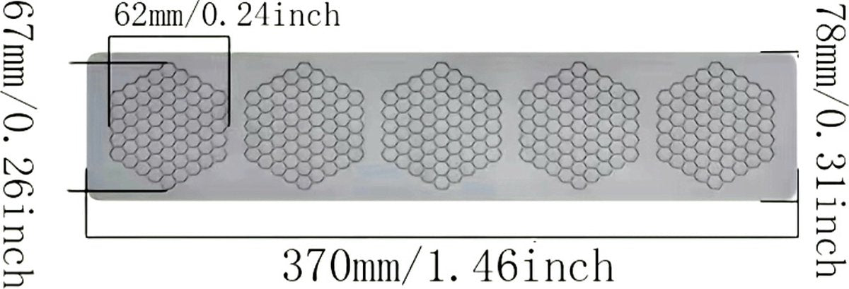 Honeycomb silicone mold / tile mold - Image 5