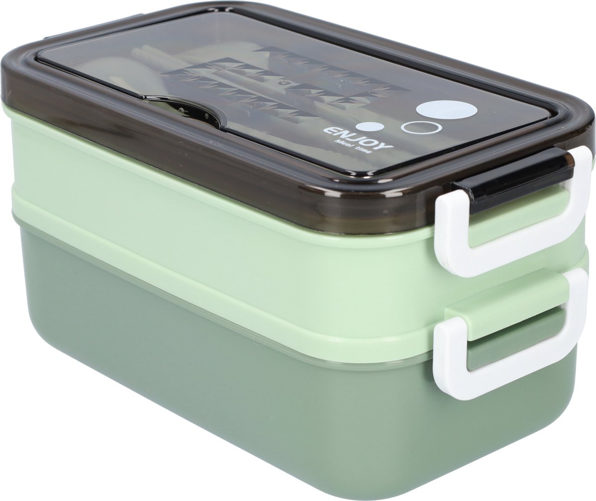 Green Lunch Box with Soup Bowl - Bento Box - Adult Lunch Box - Meal Boxes - Children's Lunch Box - Lunch Box with Compartments - Airtight and Leakproof - BPA-Free - Image 4