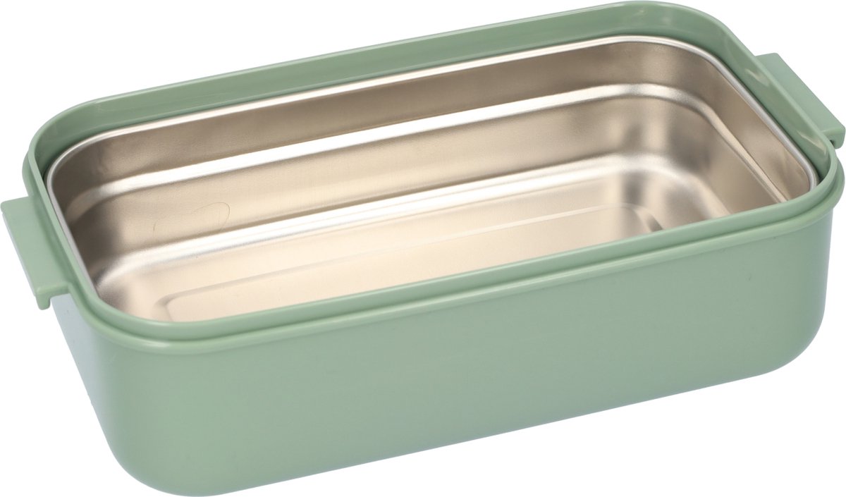 Green Lunch Box with Soup Bowl - Bento Box - Adult Lunch Box - Meal Boxes - Children's Lunch Box - Lunch Box with Compartments - Airtight and Leakproof - BPA-Free - Image 9