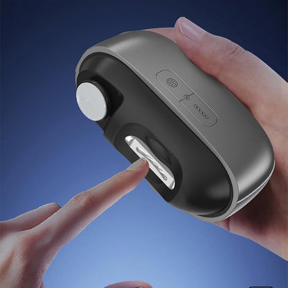 Electric nail clipper - Automatic electric nail file with LED light - Nail care for seniors, babies, men and adults - Hand and foot nail care - Image 3