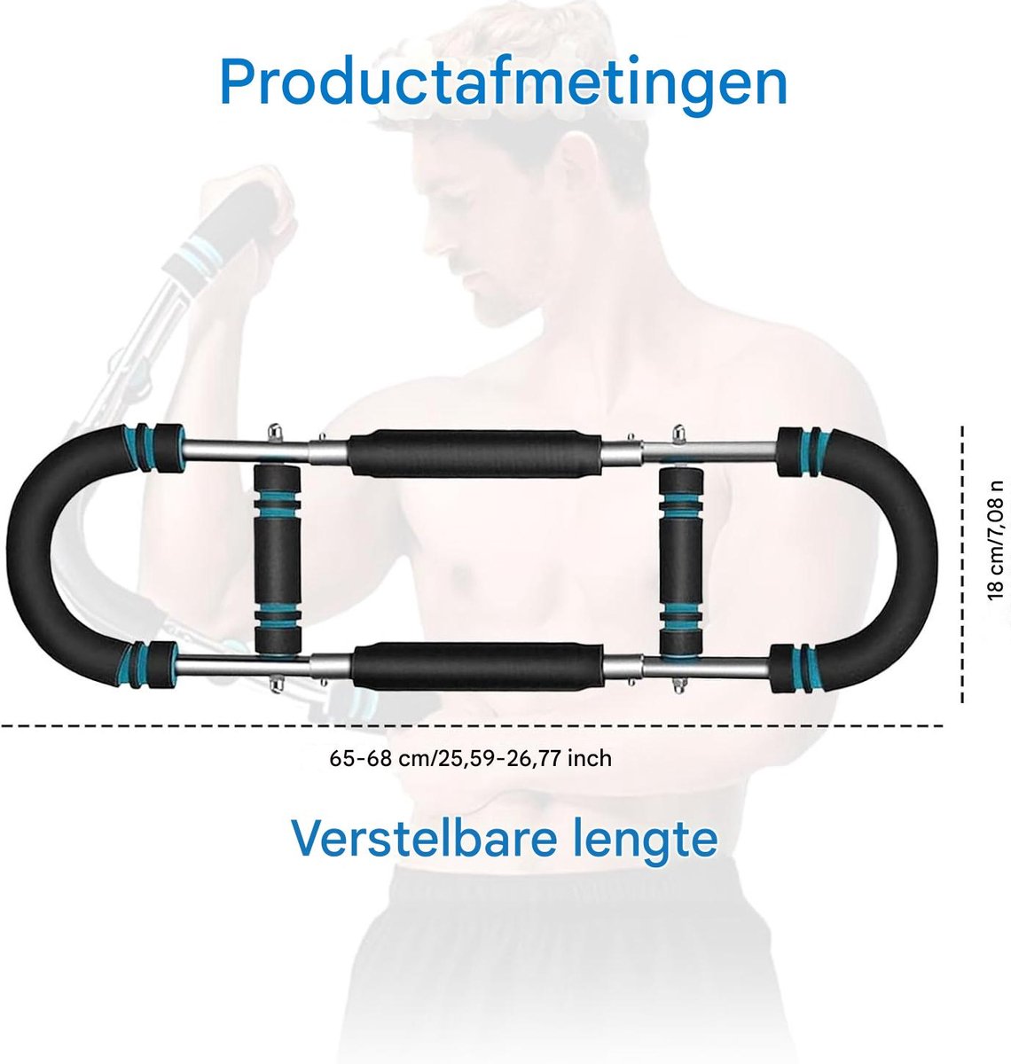 Arm Trainer - U-Shaped Twister - Adjustable Chest Enlarger with 3 Resistance Levels - Detachable Fitness Chest Enlarger - Portable Arm, Chest, and Shoulder Trainer - Image 6